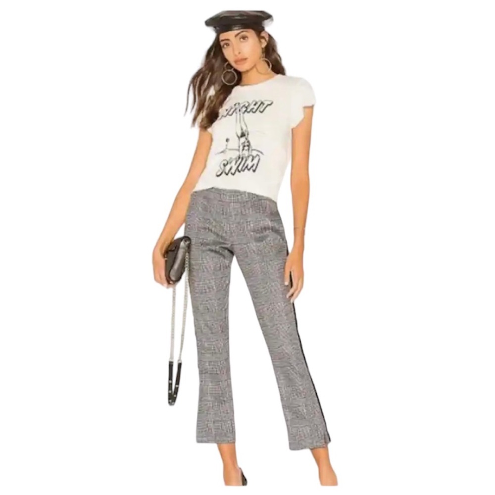 Pam & Gela Houndstooth Track Pants Gem